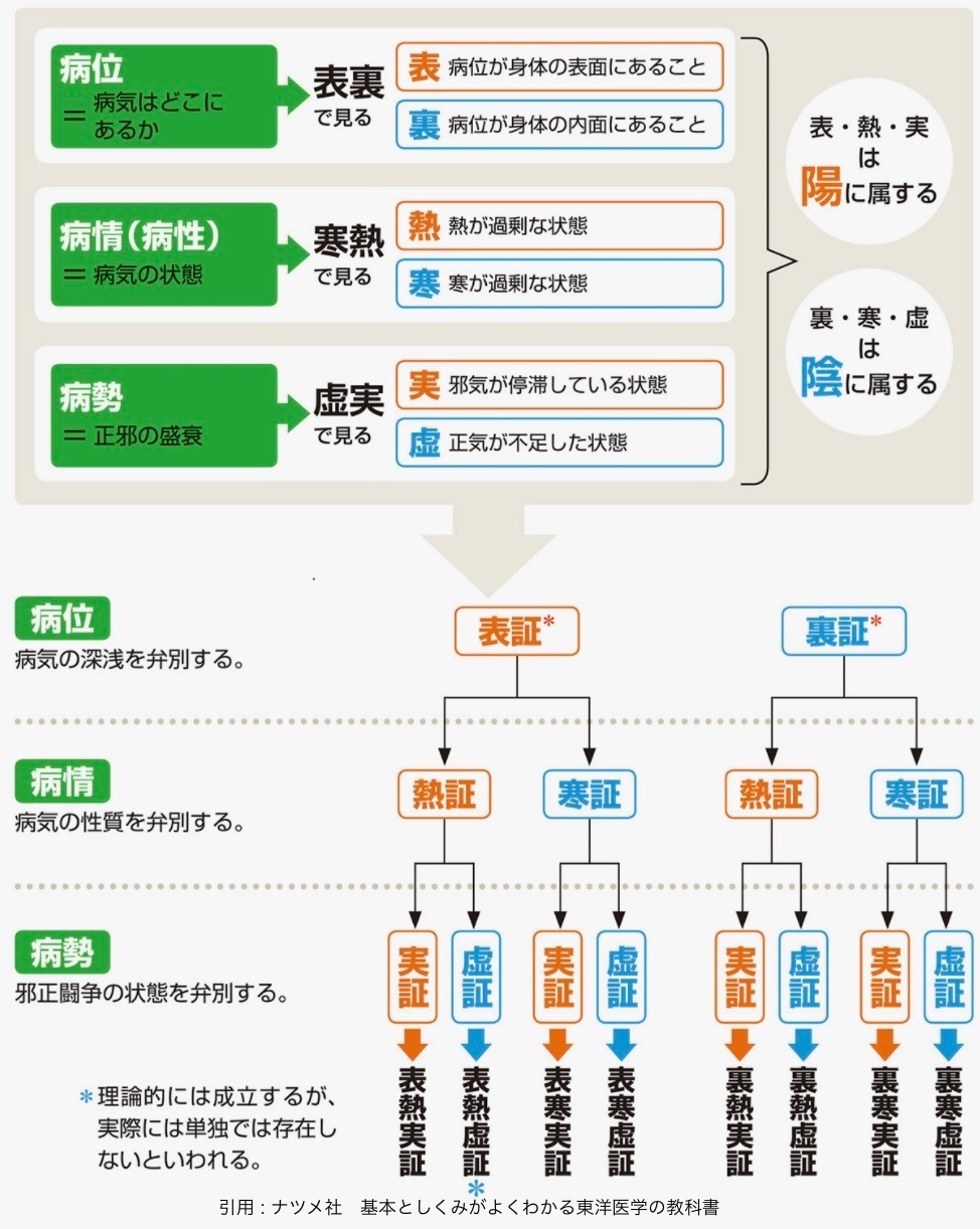 ◇◇東洋医学解説 どのような病か判断しよう◇◇ - 整骨院 RESET
